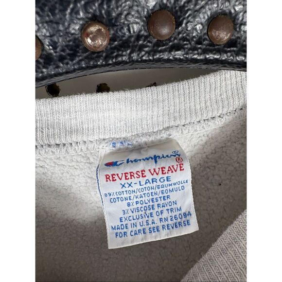 Champion woman’s vintage 90’s reverse weave Boston college sweatshirt size XXL - Picture 7 of 7